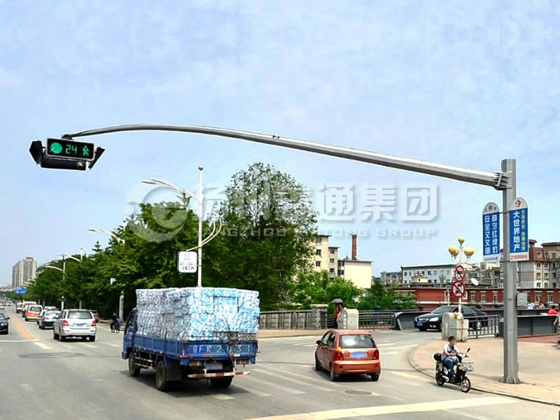 XHDG-048，吊籠式信號燈桿，吉林信號燈桿